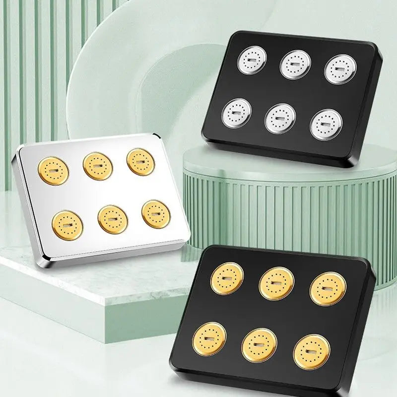 RELAXRA – 360° Säädettävä Neliönmuotoinen Sadesuihku Päivittäiseen Mukavuuteen