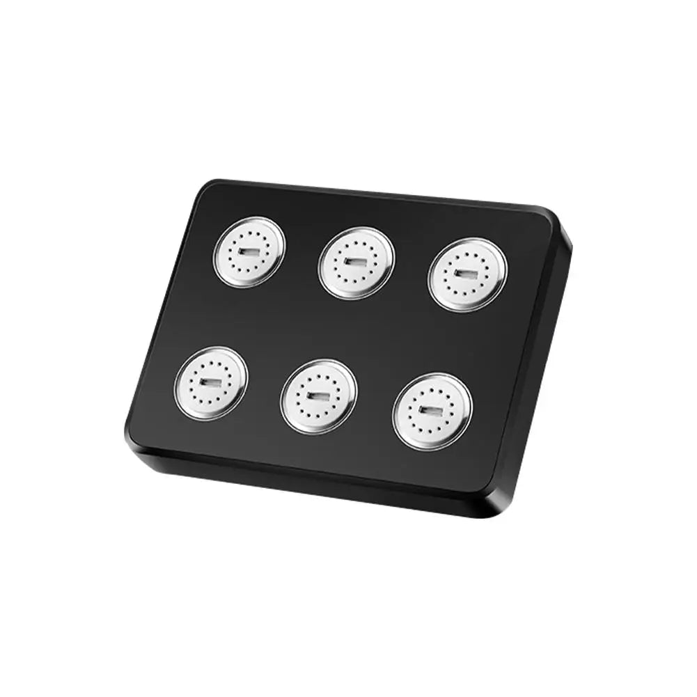 RELAXRA – 360° Säädettävä Neliönmuotoinen Sadesuihku Päivittäiseen Mukavuuteen