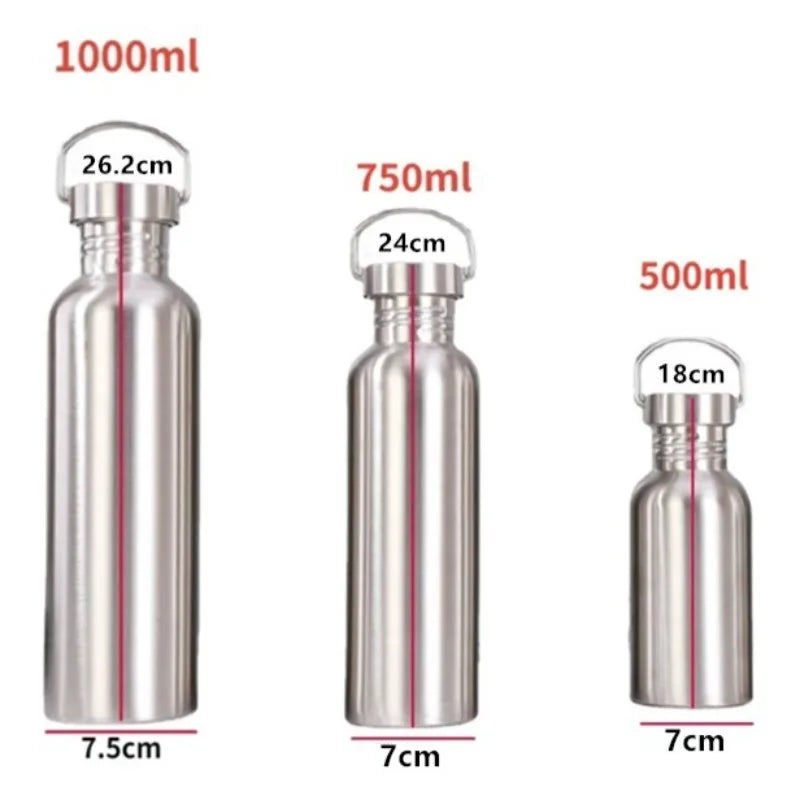 SteelFlow - Bouteille à boire en acier inoxydable 1000ml