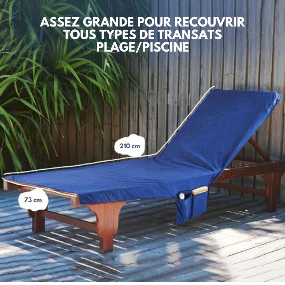 Sunlounge Towel - towel with bags & non -slip stop for deck chairs 8