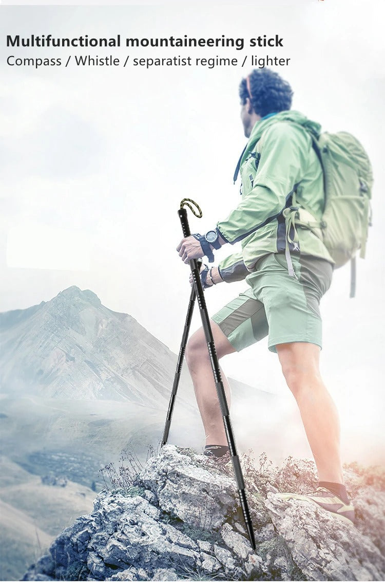 Survival Trekker-tactical hiking stick with multitool function for outdoor & emergencies 2