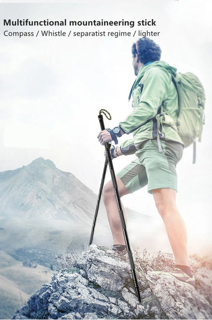 Survival Trekker-tactical hiking stick with multitool function for outdoor & emergencies 2