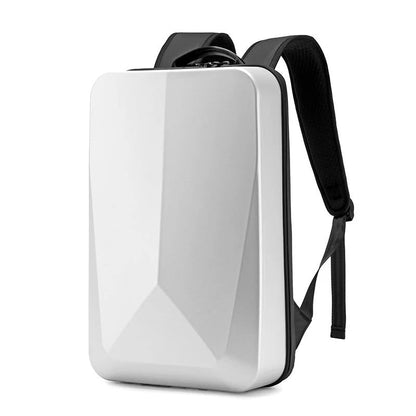 TECHGUARD Zaino antifurto per laptop - Impermeabile, porta USB, guscio rigido espandibile con blocco TSA