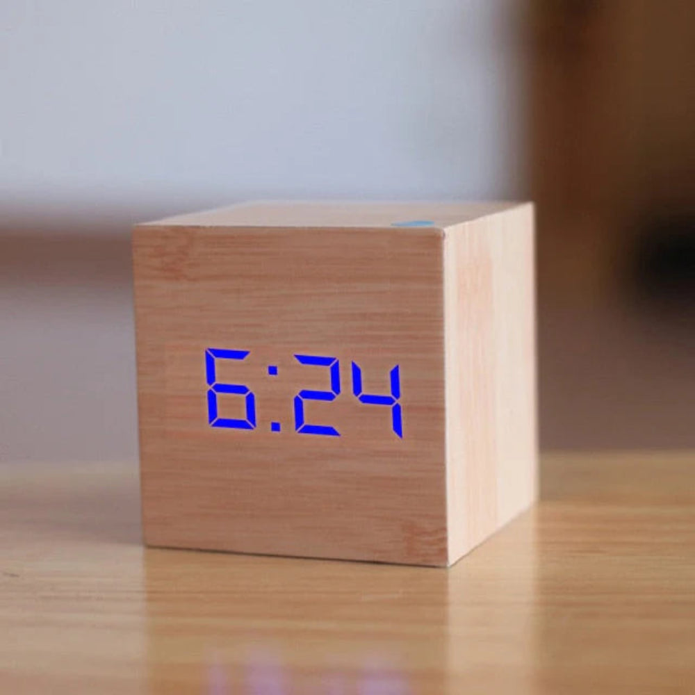 TIMECUBE - Kompakter Mini-LED-Digitalwecker für stilvolle Räume