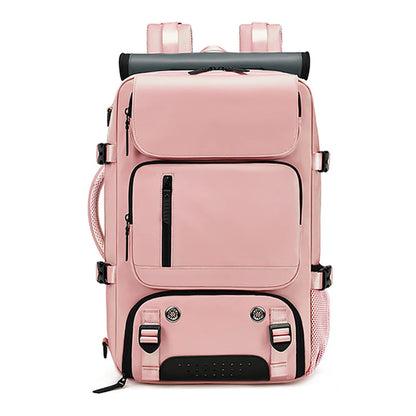 TRAVELMAX Pack - Wasserdichter Reiserucksack mit USB-Anschluss, Schuhfach und Anti-Diebstahl-Tasche