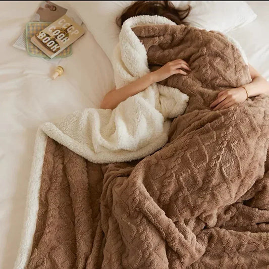Coperta LambCloud - Lenzuolo di lana d'agnello ultra-caldo per il comfort invernale