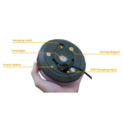 TrailLite – Luces de camping LED retráctiles para aventuras al aire libre