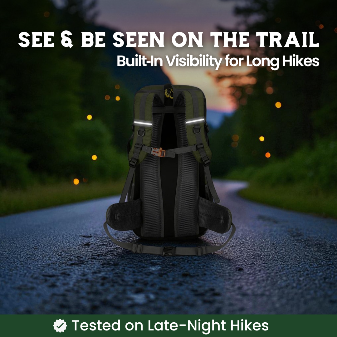 TRAILPRO 50L – Hiking Backpack with Breathable Back & Smart Storage