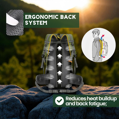 TRAILPRO 50L – Hiking Backpack with Breathable Back & Smart Storage