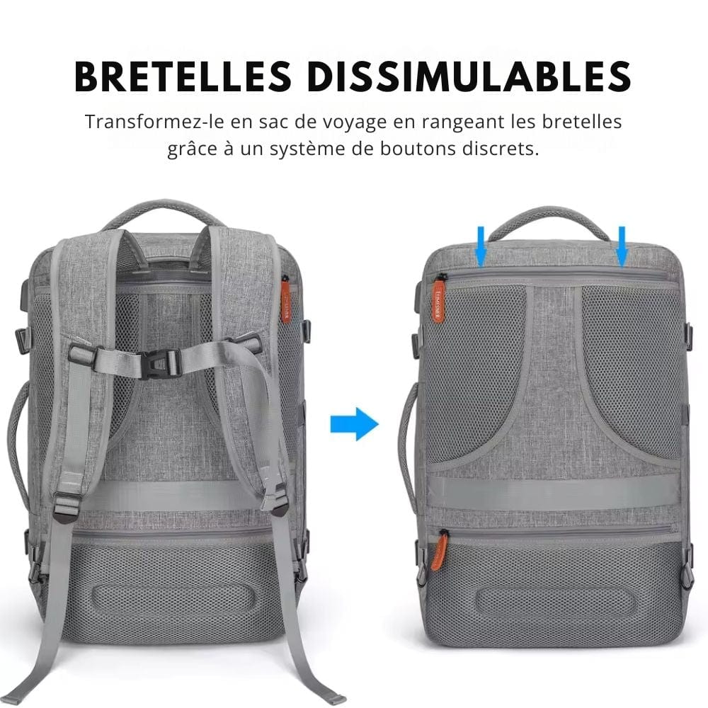 Travellite Pack-cabin backpack with shoe compartment & USB connection 4
