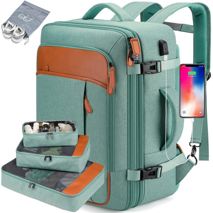 Travellite Pack-cabin backpack with shoe compartment & USB connection 6