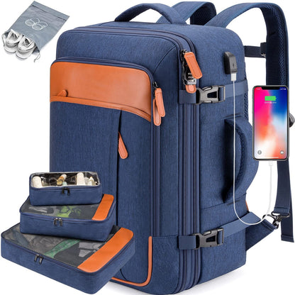 Travellite Pack-cabin backpack with shoe compartment & USB connection 7