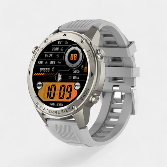 TrekSight X – Rugged Smartwatch with GPS and Health Tracking