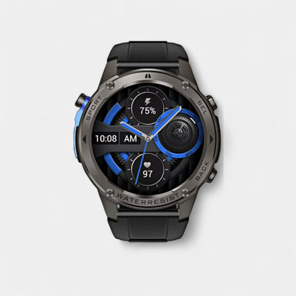 TrekSight X – Rugged Smartwatch with GPS and Health Tracking