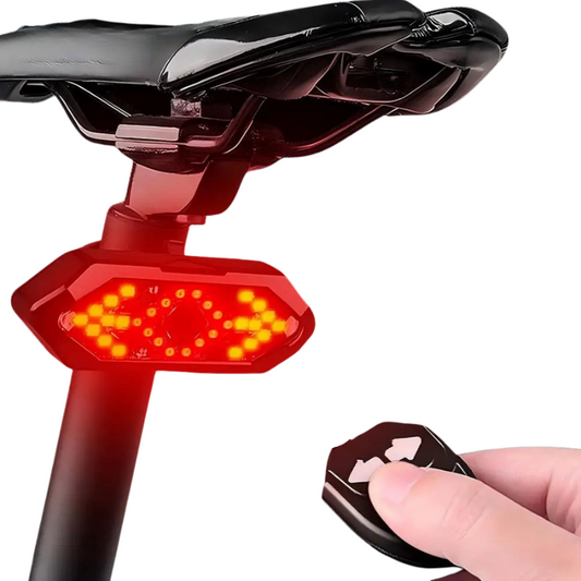BikeGuard Light – Rechargeable bicycle rear light with remote control & 32 LEDs for maximum safety