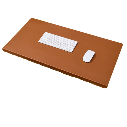 DESKCOMFORT – Ergonomic PU Leather Desk Pad with Wrist Support