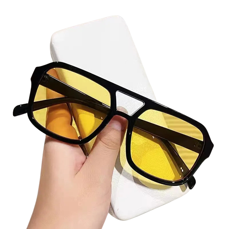 LUXEGLAM SHADES – Retro Cat Eye Sunglasses with UV400 Protection