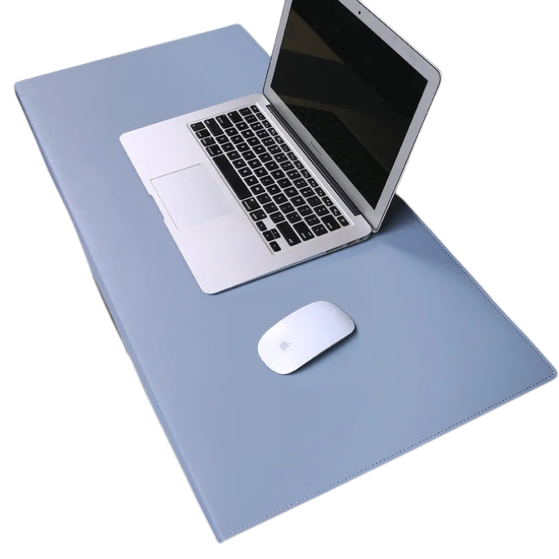 DESKCOMFORT – Ergonomic PU Leather Desk Pad with Wrist Support