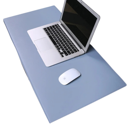 DESKCOMFORT – Ergonomic PU Leather Desk Pad with Wrist Support