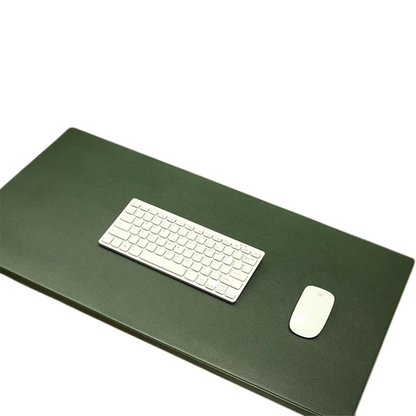 DESKCOMFORT – Ergonomic PU Leather Desk Pad with Wrist Support