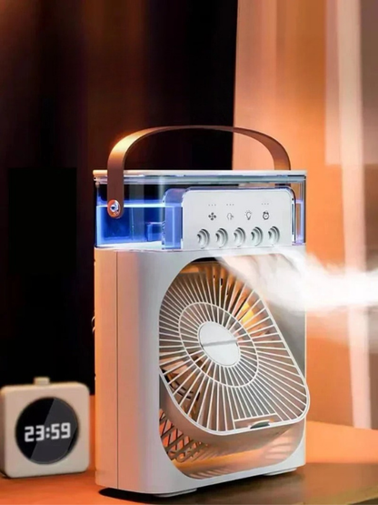 CoolBreeze Mini-Klimaanlage - tragbare, kabellose und umweltfreundliche Kühlung mit Wassertank für Zuhause, im Büro und auf Reisen