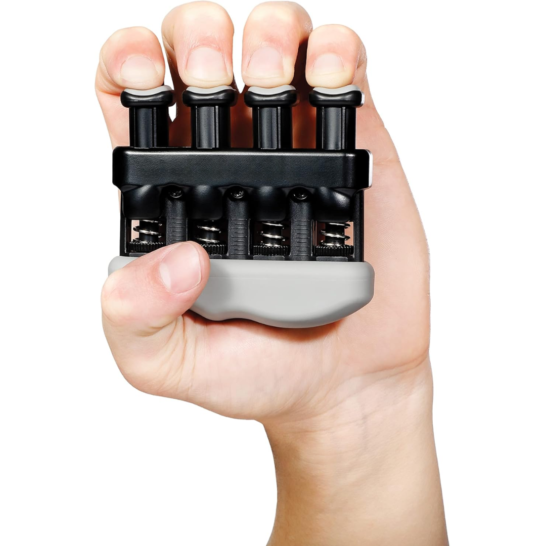  Hand trainer with adjustable tension - ergonomic hand muscle trainer for athletes and musicians-1