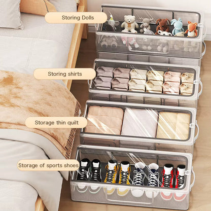 Untox Clearbox - stackable shoe box with transparent, ventilation & waterproof protection 3