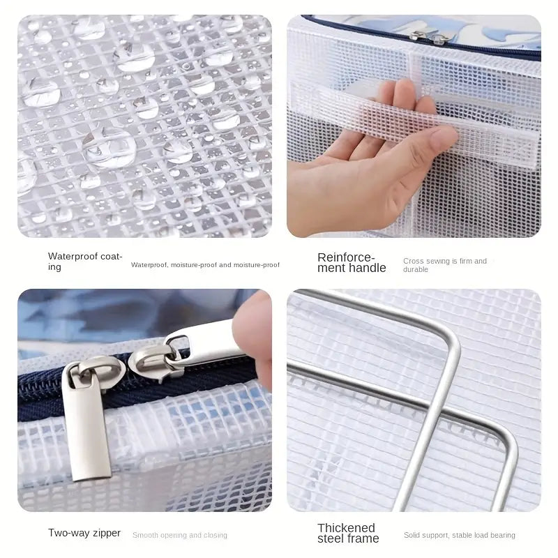 Untox Clearbox - stackable shoe box with transparent, ventilation & waterproof protection 4