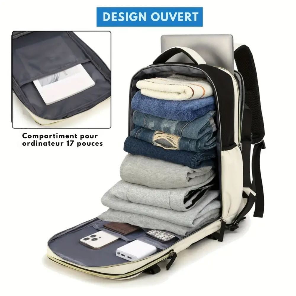 Urbanflex pack - versatile travel backpack with laptop compartment & shoe compartment 2