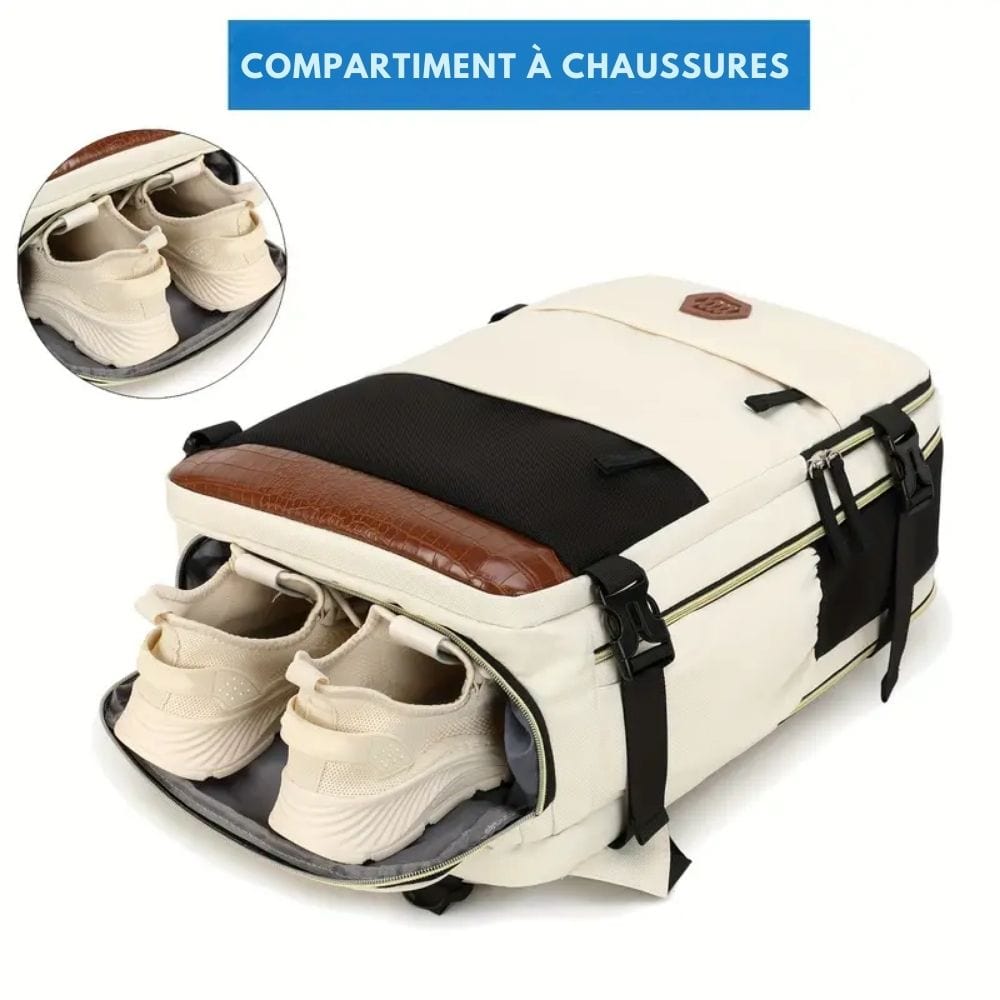Urbanflex pack - versatile travel backpack with laptop compartment & shoe compartment 4