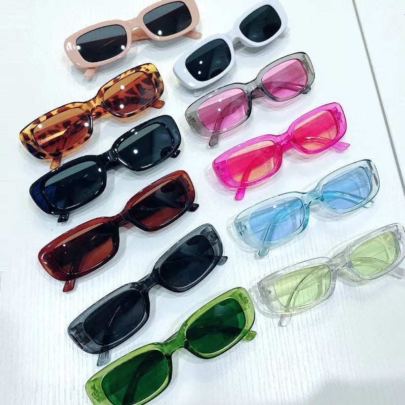 VINTA SHADE – Stylish Vintage Rectangle Sunglasses with UV Protection