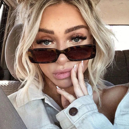 VINTA SHADE – Stylish Vintage Rectangle Sunglasses with UV Protection