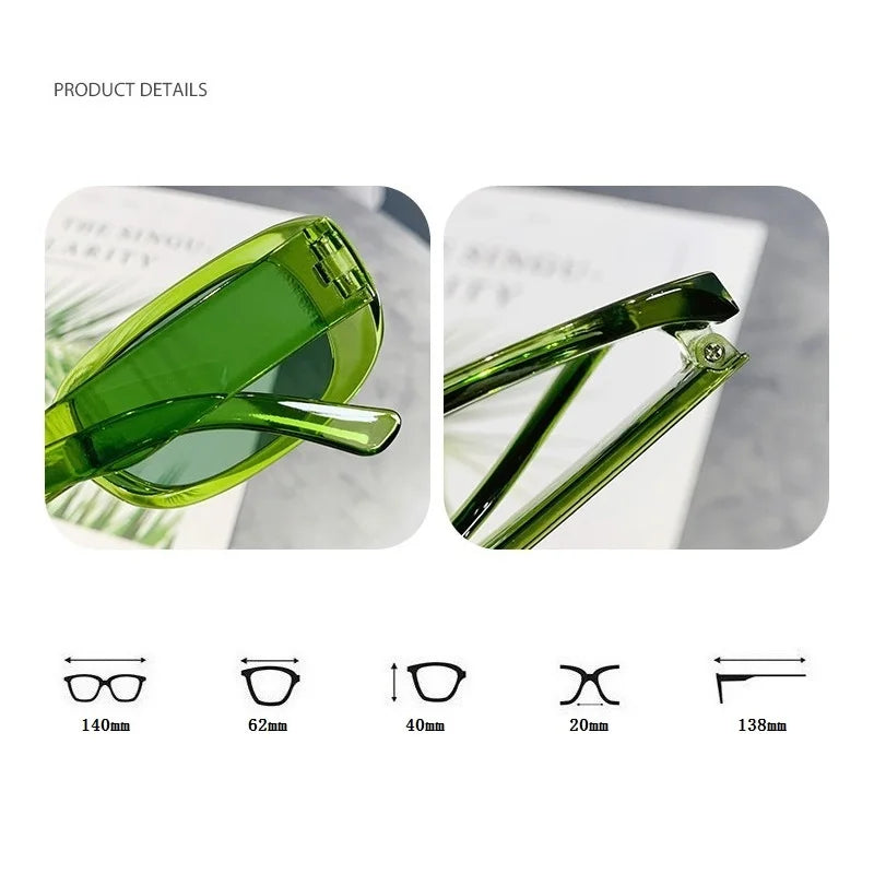 VINTA SHADE – Stylish Vintage Rectangle Sunglasses with UV Protection