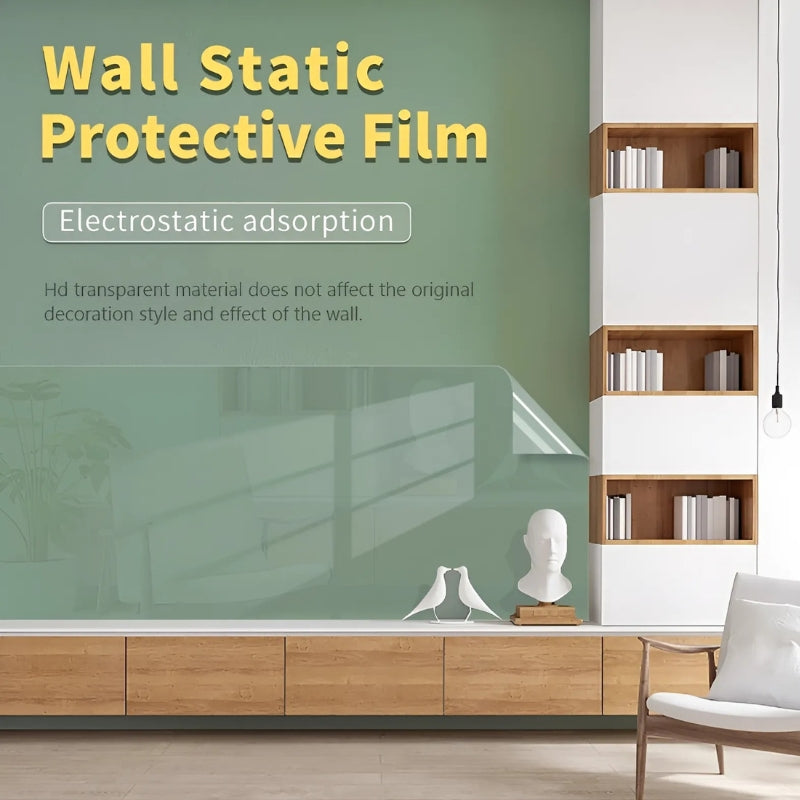 WALLSHIELD FILM – Transparent Wall Protection Film with Electrostatic Adhesion