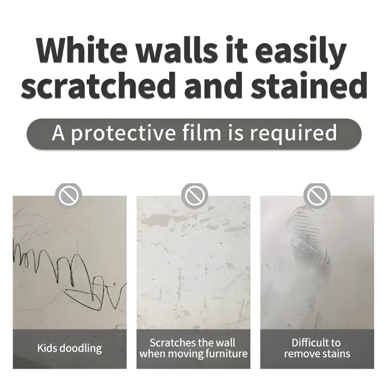 WALLSHIELD FILM – Transparent Wall Protection Film with Electrostatic Adhesion