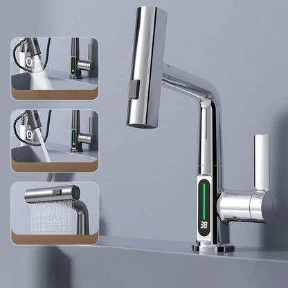 WATERMASTER - 360° drehbarer Wasserhahn mit LED-Temperaturanzeige