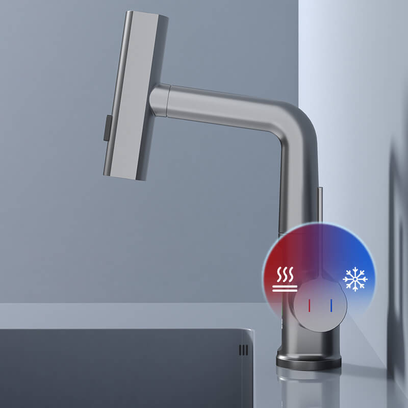 WATERMASTER - 360° drehbarer Wasserhahn mit LED-Temperaturanzeige