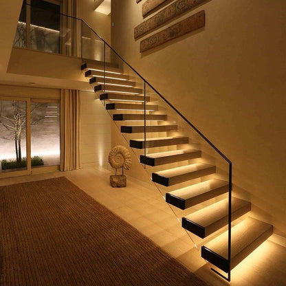 Wireless LED light with movement sensor-flexible light control, AAA batteries or USB, 9-50 cm length 2