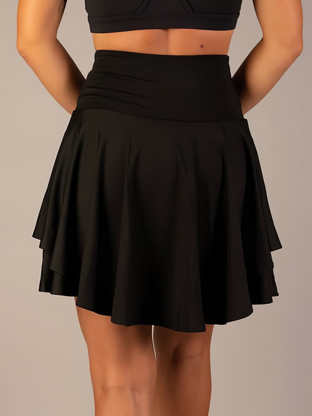 Women's Functional Tennis Skirt with Built-in Shorts and Pockets - Maja 3
