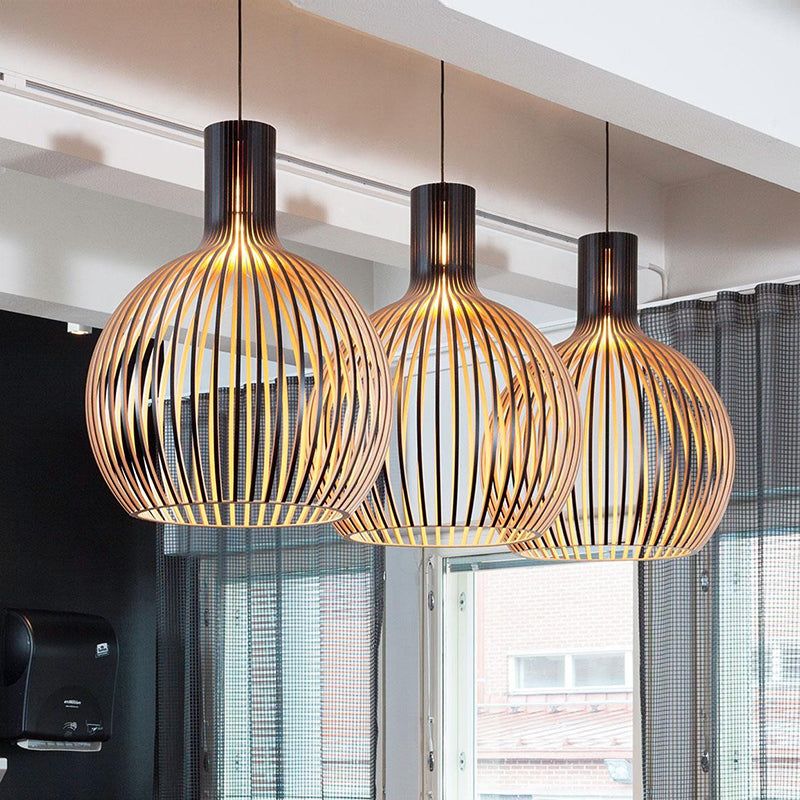 Woodart Pendant - handmade wooden pendant lamp for warm ambience 7
