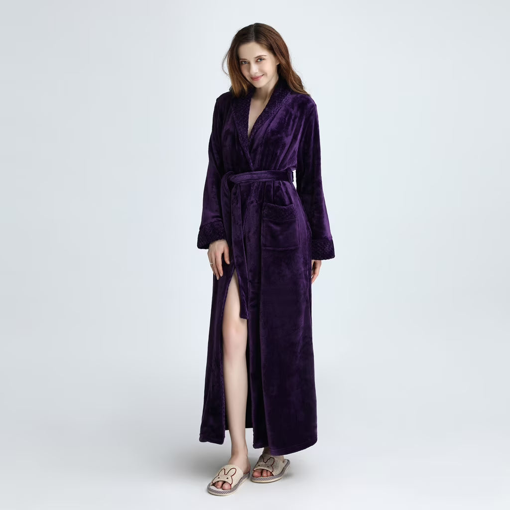 Luxora Robe – Fluffy women's bathrobe for ultimate comfort