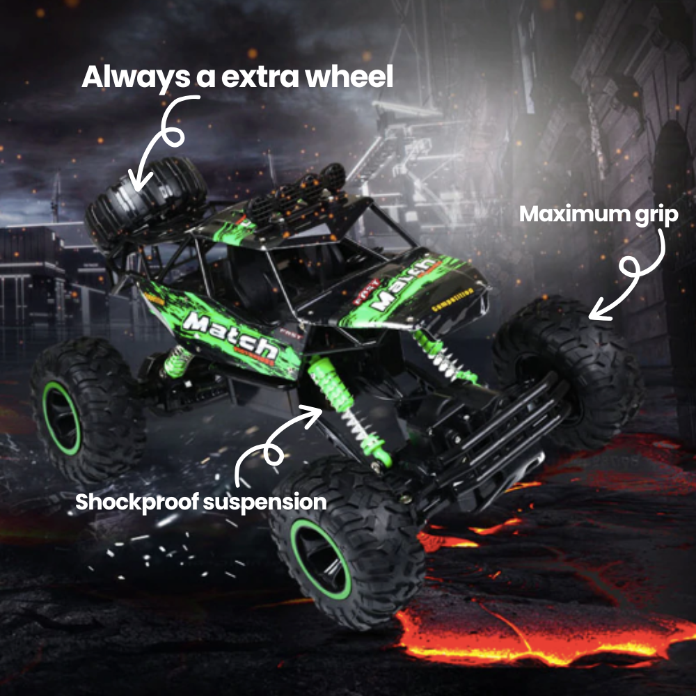 Beasttrek X4 - 4x4 RC Monster Truck voor Offroad Fun - Krachtig, schokbestendig, All-Terrain