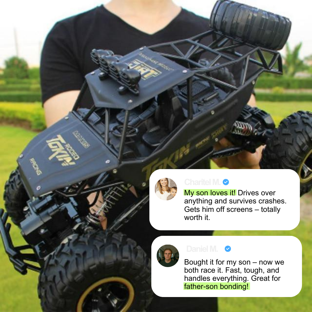 Beasttrek X4 - 4x4 RC Monster Truck voor Offroad Fun - Krachtig, schokbestendig, All-Terrain
