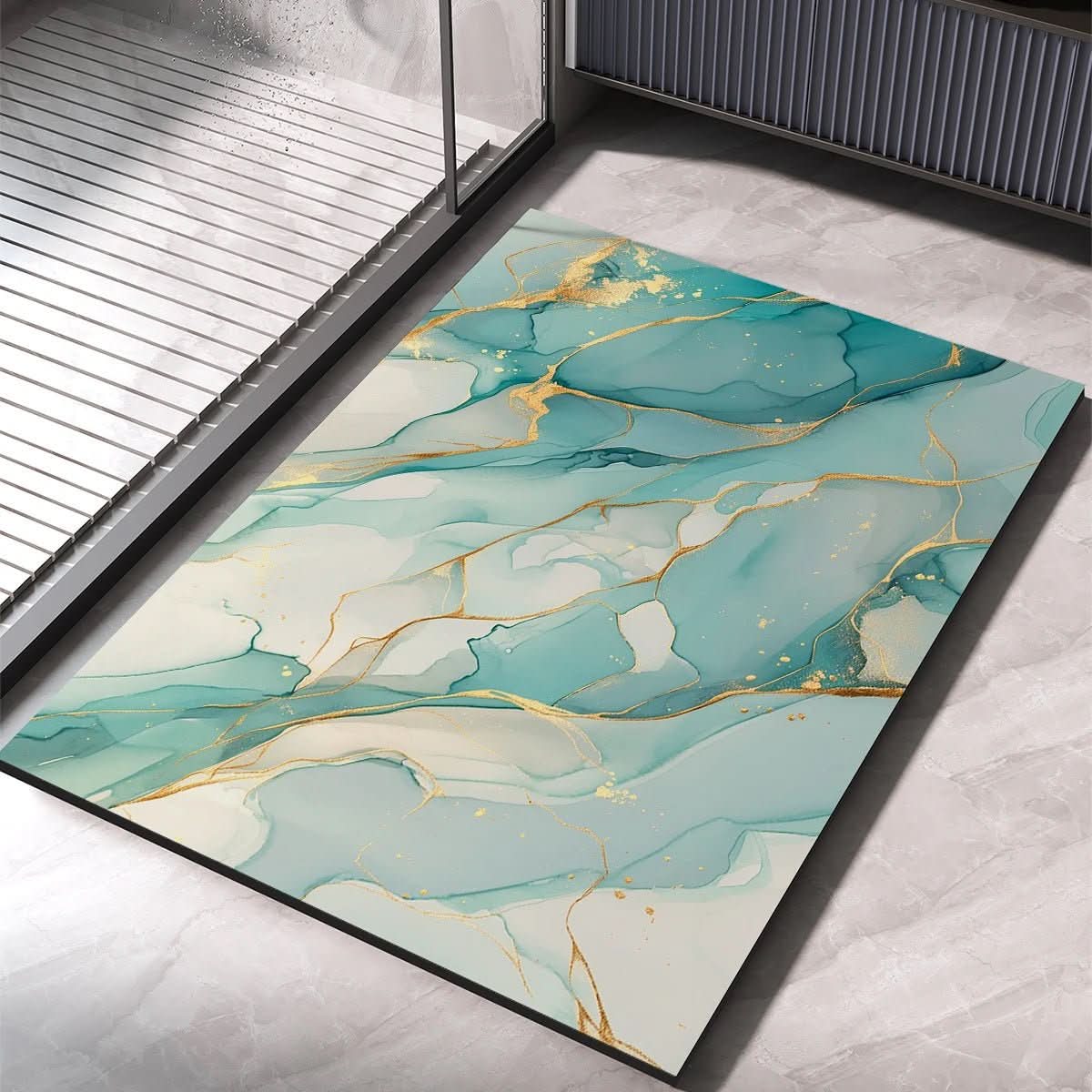 AbsorbaMat – Nopea kuivuva liukumaton kylpymatto turvallisiin ja mukaviin askeliin