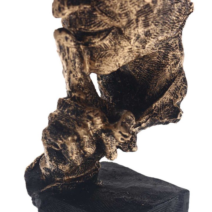 NordicLine - Abstract Gold Sculpture for Modern Interior Decor, Minimalist Design 6