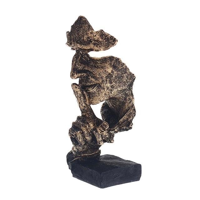 NordicLine - Abstract Gold Sculpture for Modern Interior Decor, Minimalist Design 0