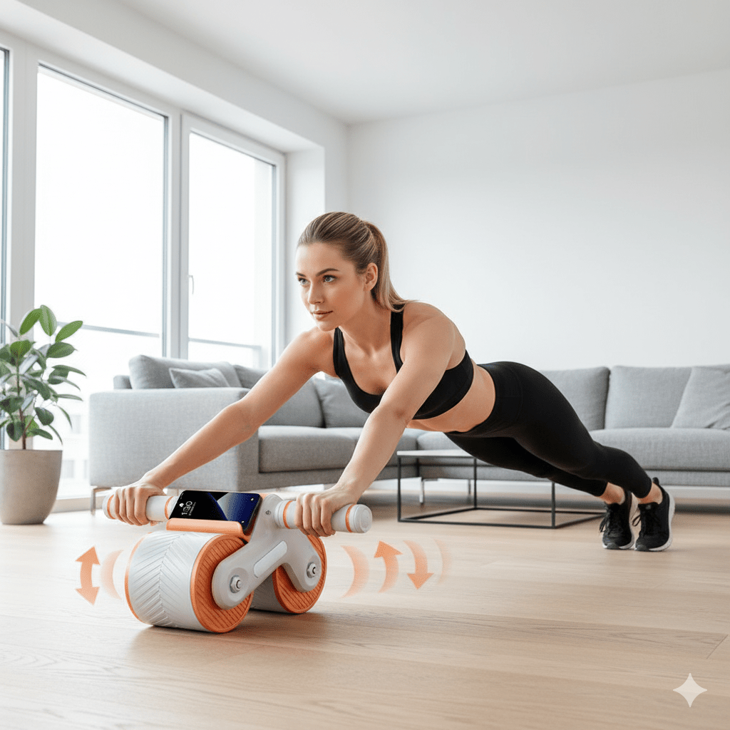 ABTRAIN PRO – Automatic Roller with Auto Roll-Back for Core Training