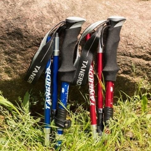  Foldable hiking sticks telescope made of carbon - light, ergonomic for trekking-5