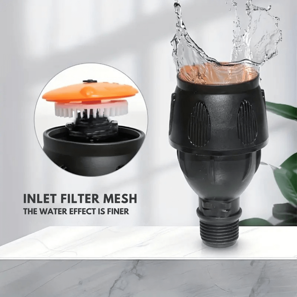 Irrigatore rotante regolabile - Treppiede in acciaio inox a 360°