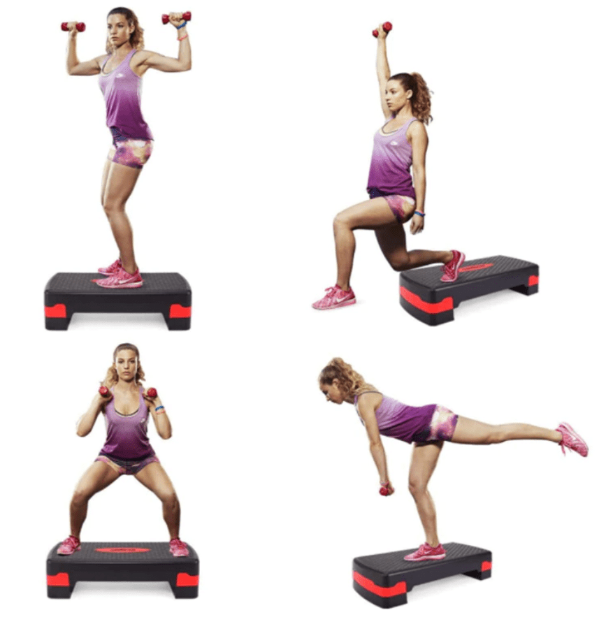  Adjusting FIT - adjustable stepper fitness for home with non -slip floor-4